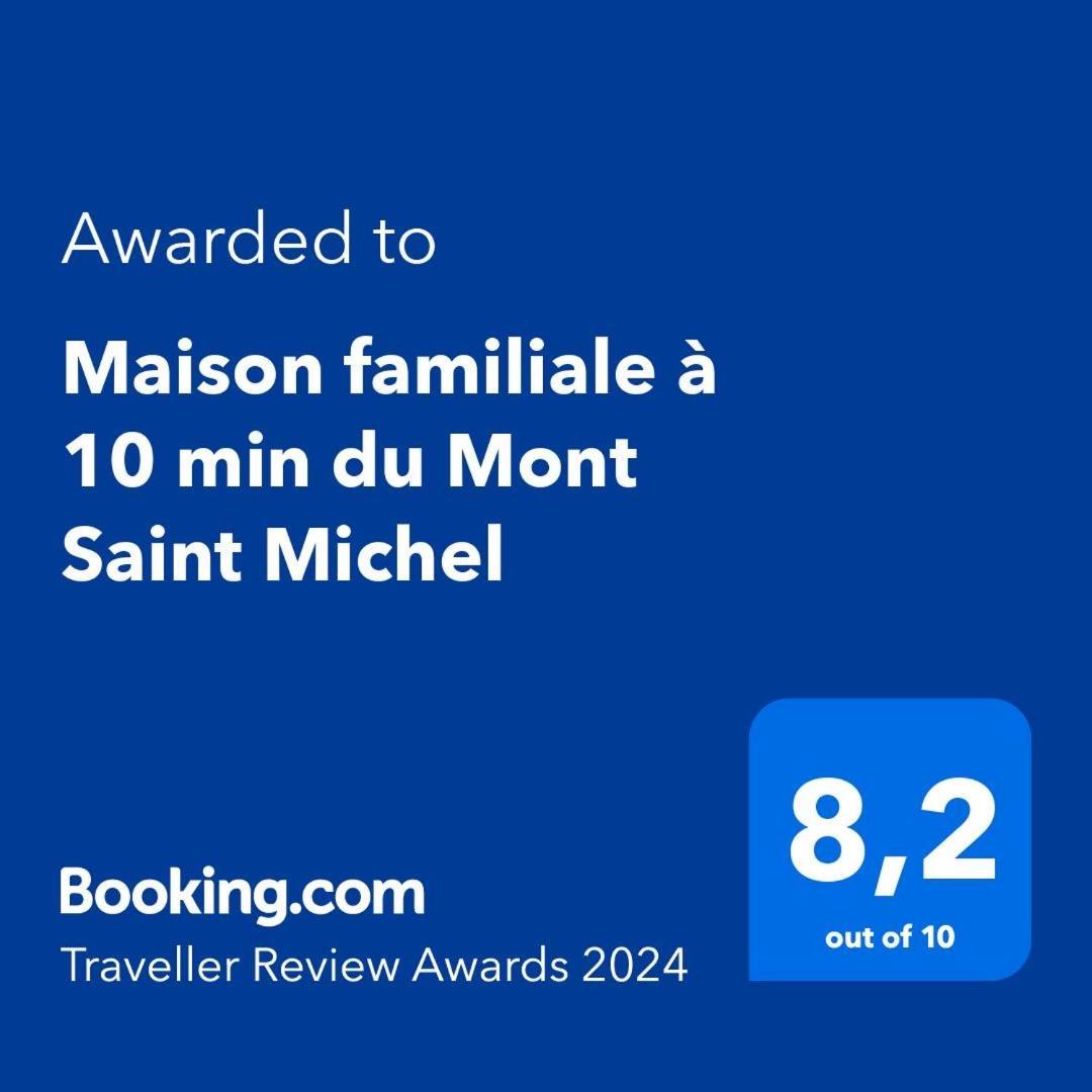פונטורסון Maison Familiale A 10 Min Du Mont Saint Michel מראה חיצוני תמונה